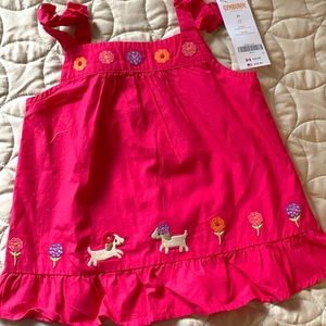 2T 🌸 flowers 🌺 embroidered dress